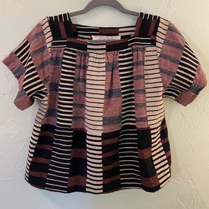 Ace and Jig Vista top in Lockwood textile.